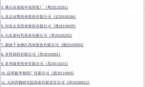 药品原料药查询-药品原料网站